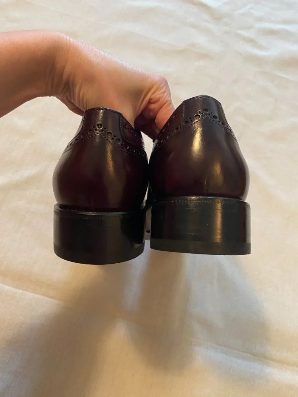 Brioni Brown Leather Oxford Wingtip Shoes Size 11 NWT